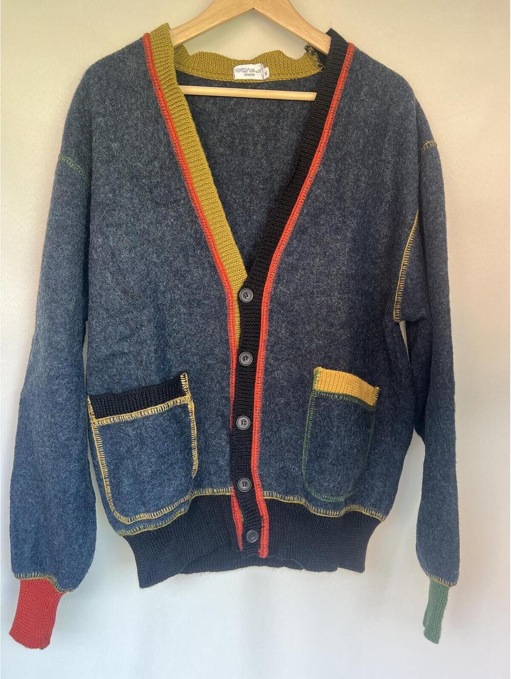 Paul Smith Wool Colourblock Cardigan Sweater Men's Size Small